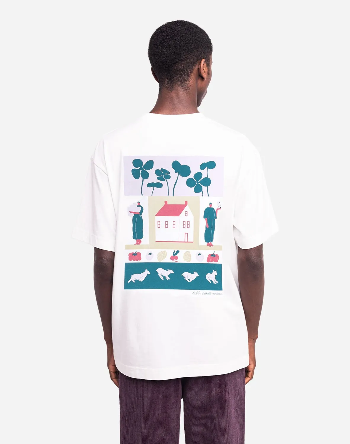 OLOW Farm t-shirt ample écru coton bio