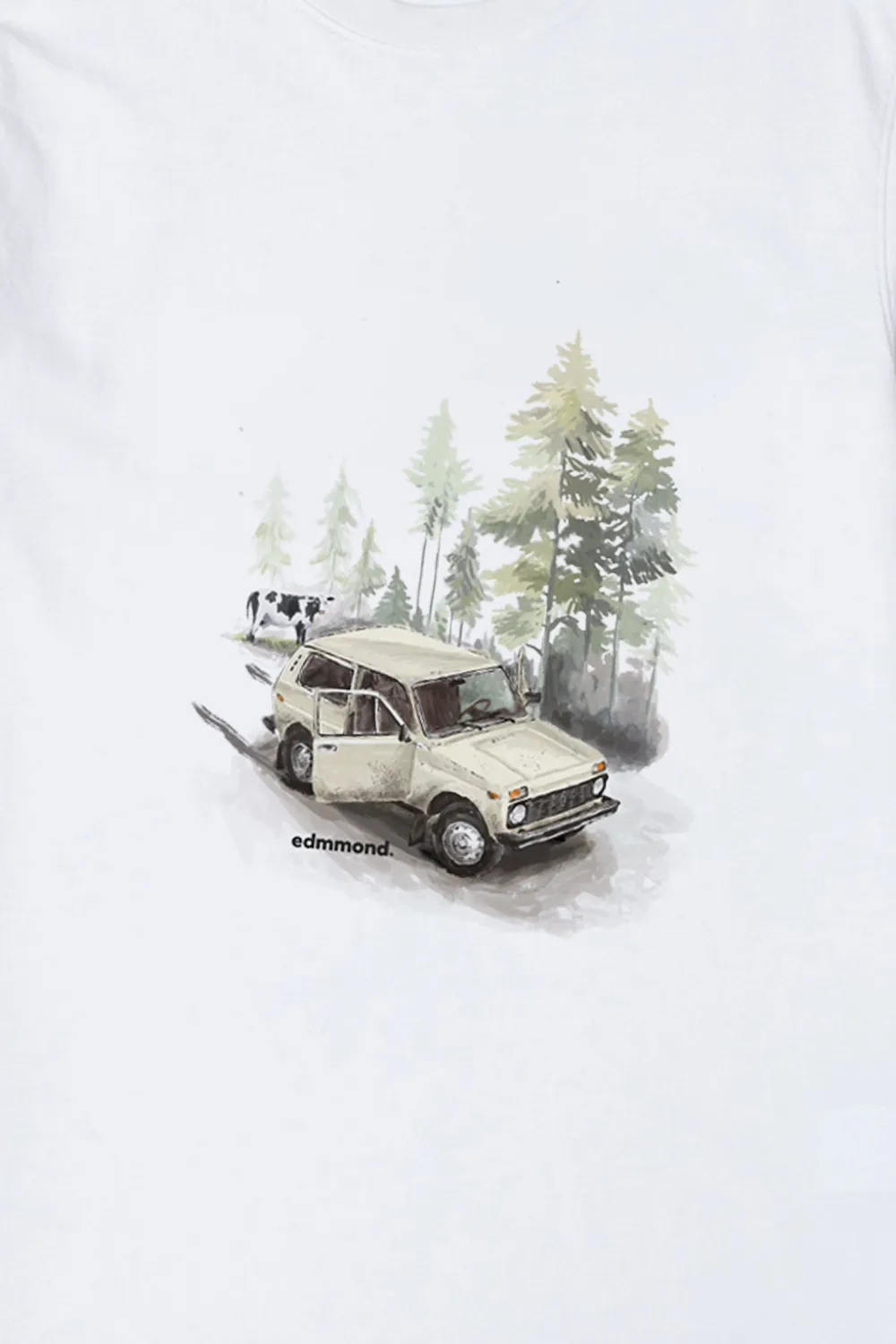 Edmmond Studios Wander t-shirt blanc 4x4