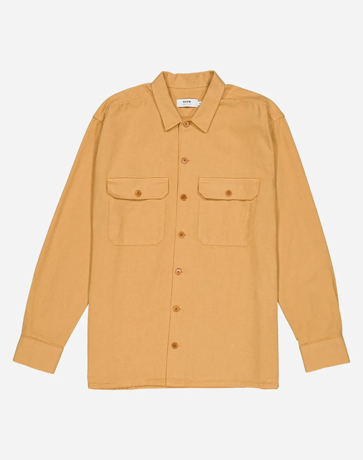 OLOW Décré Manteca chemise homme ocre coton