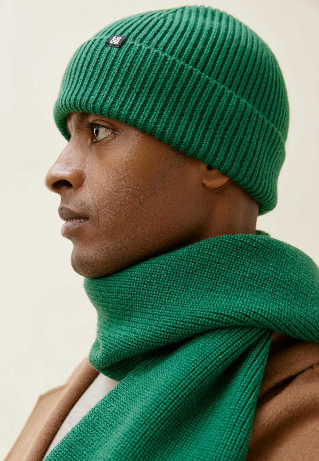 Loom bonnet mérinos chaud noir