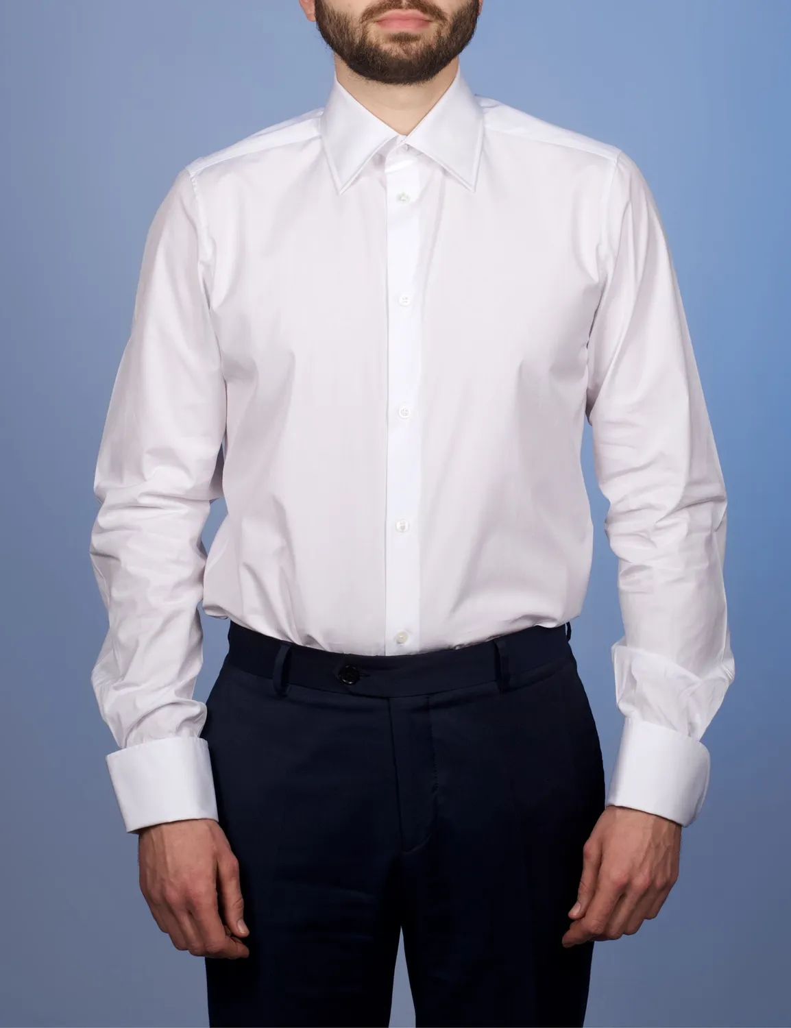 La Chemise Française Virtuose Blanche chemise homme popeline
