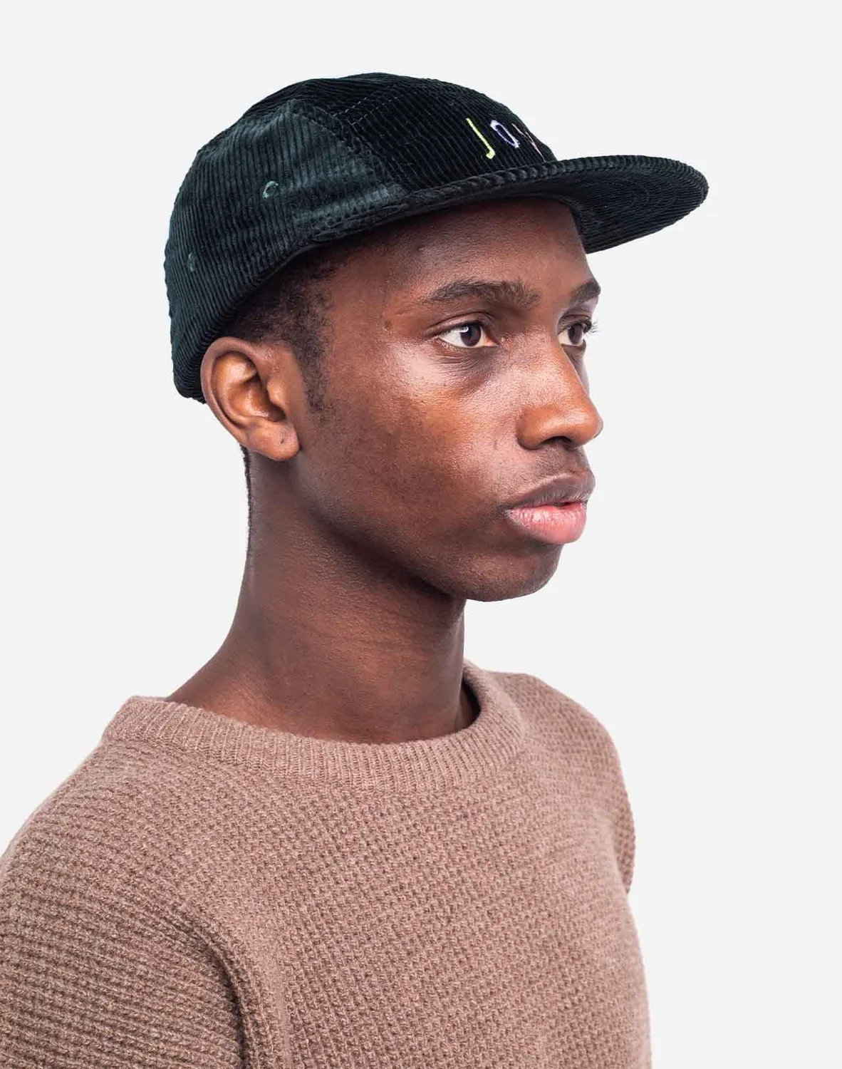 OLOW Joy casquette five panel vert foncé velours