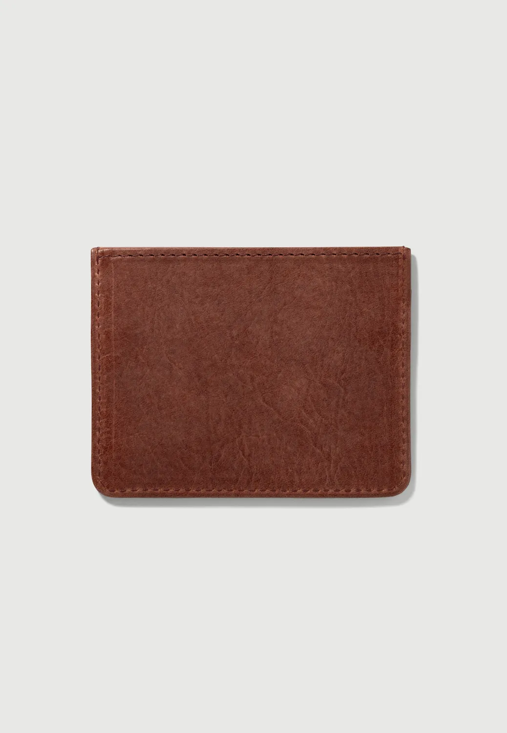 Loom porte-cartes cuir marron pleine fleur 10 cartes
