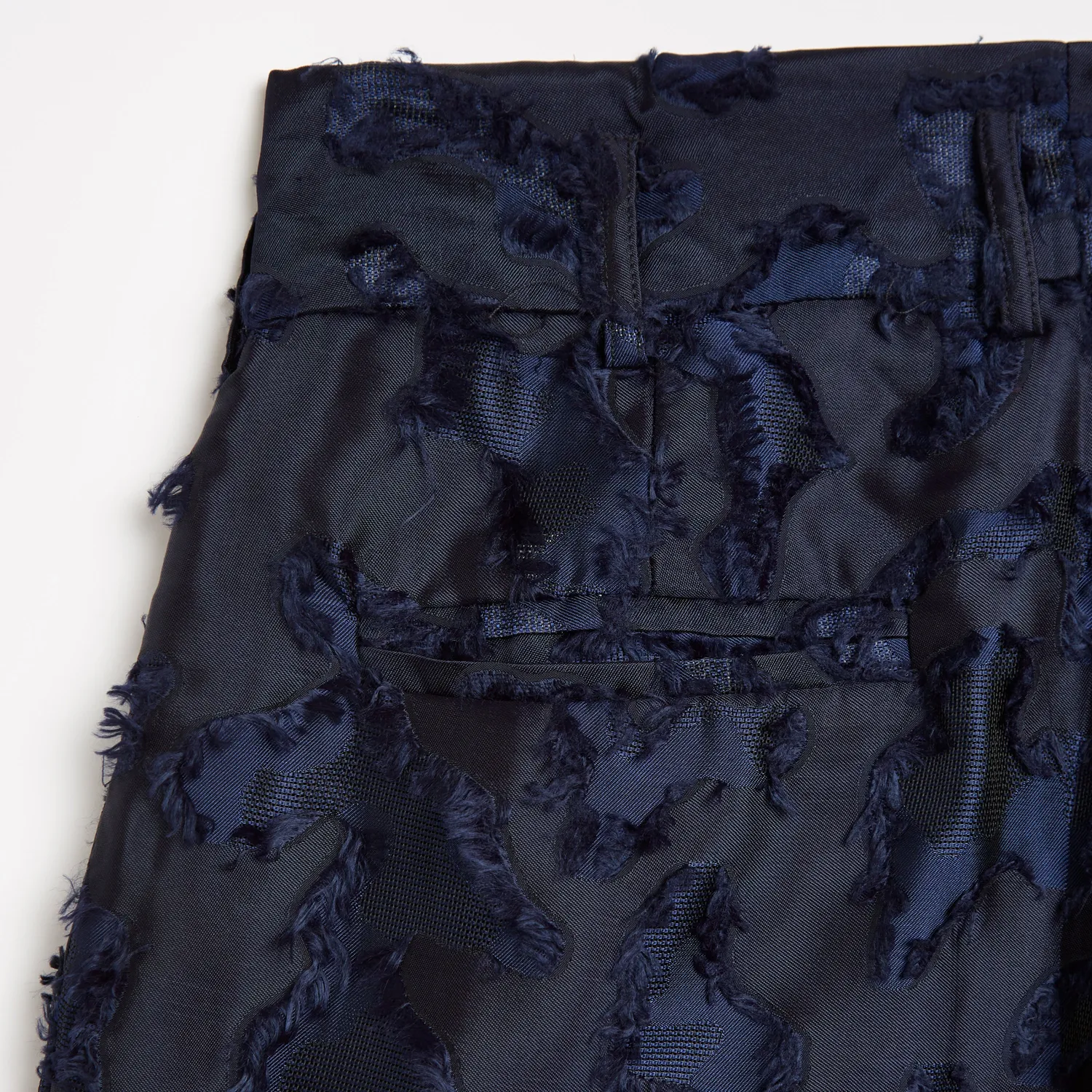 Labrum Royal Blue Textured Camo pantalon homme bleu