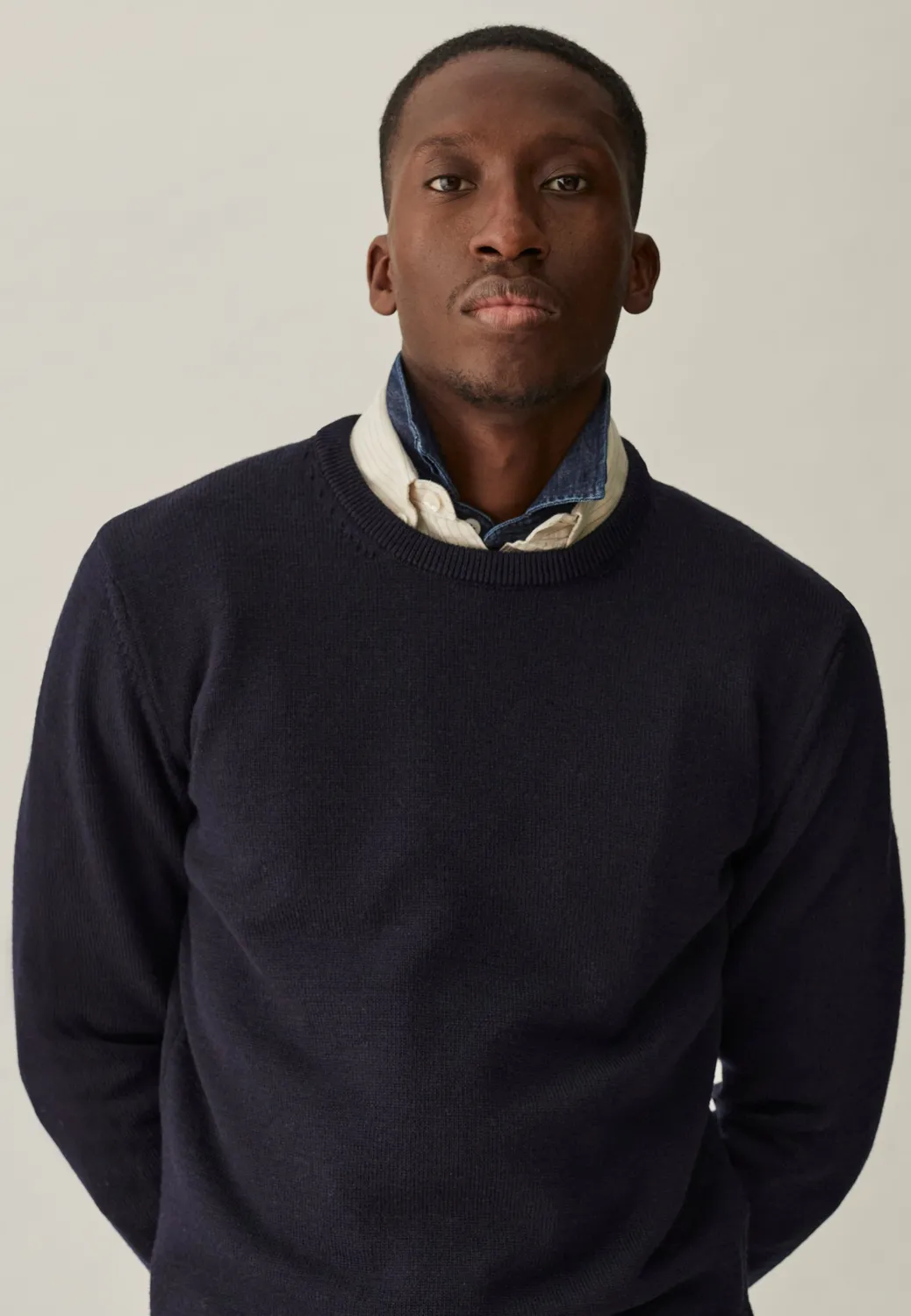 Loom pull épais laine mérinos hiver
