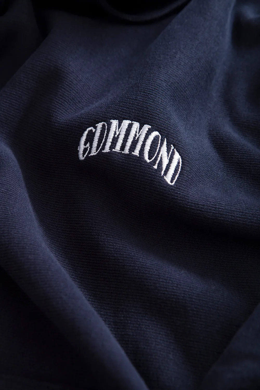Edmmond Studios Core Logo sweat capuche bleu poche