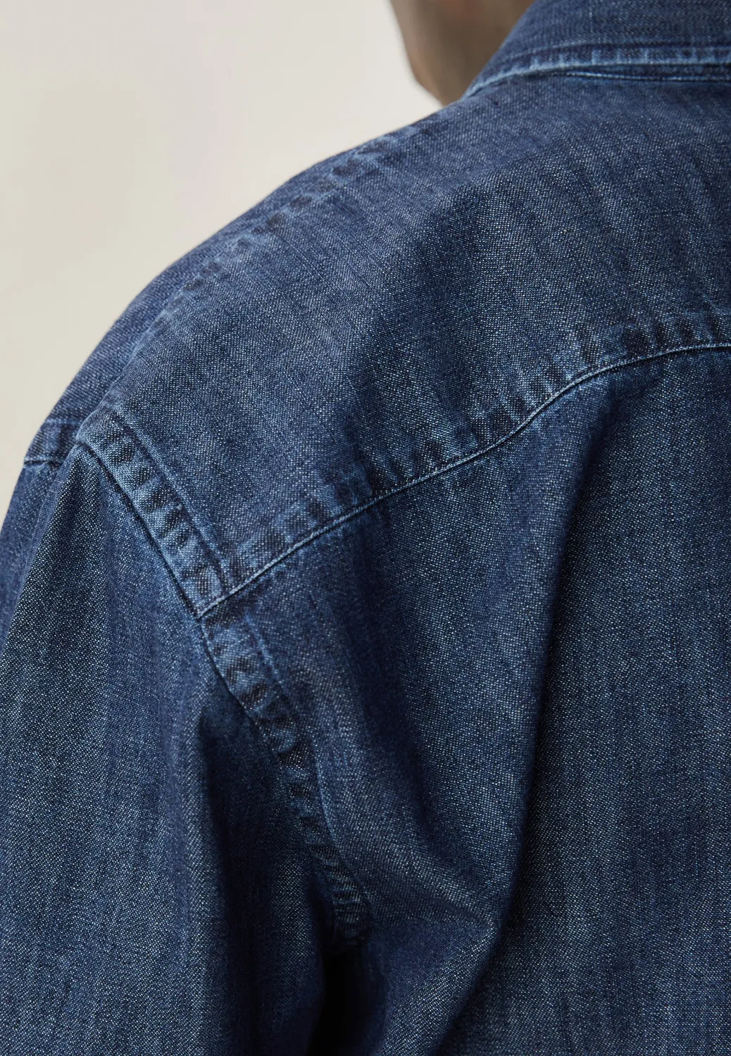 Loom chemise en jean chemise bleu moyen robuste