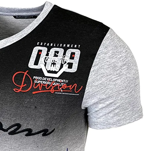 Subliminal Mode BX4091 t-shirt col V bicolore