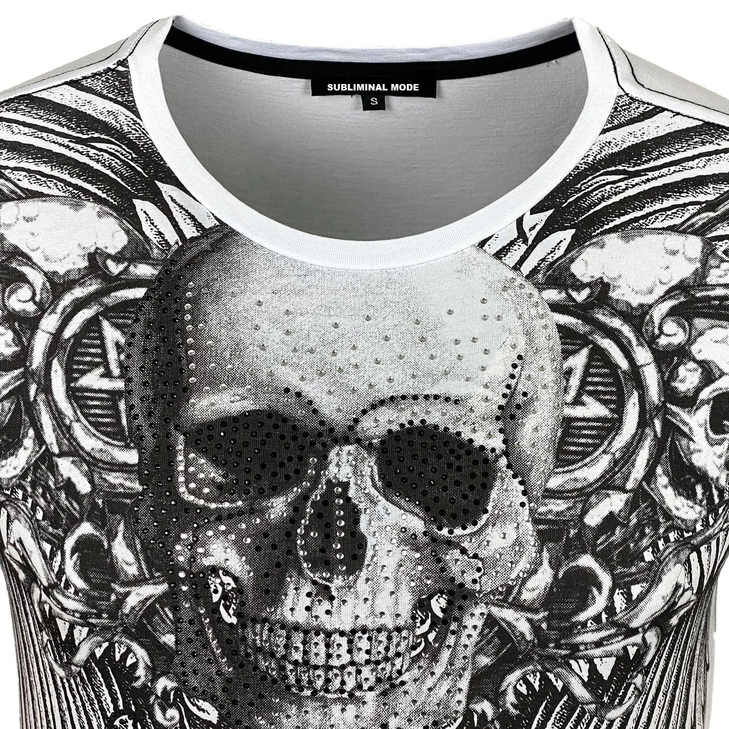 Subliminal Mode BX2314 t-shirt homme taille L tête de mort