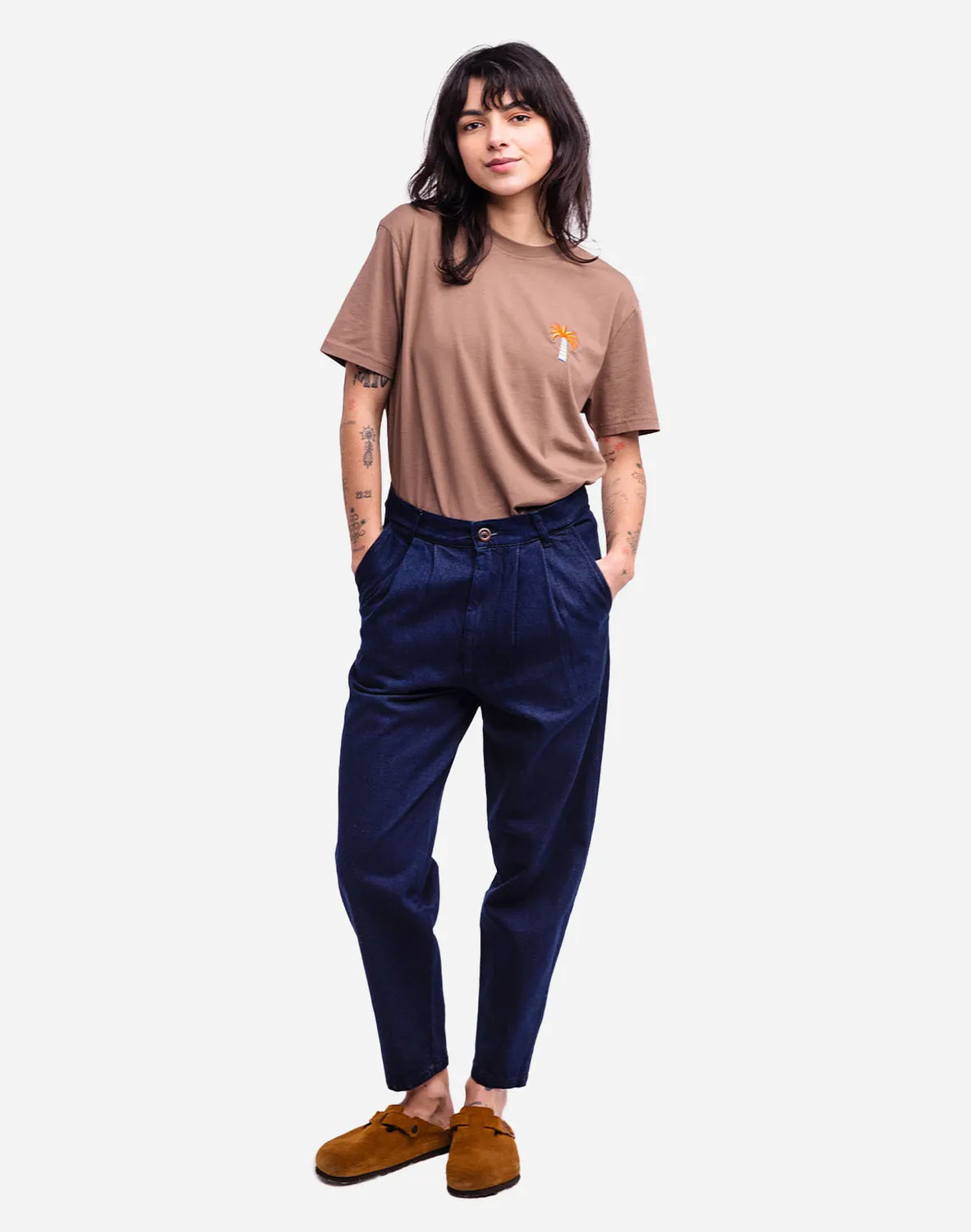 OLOW Swing Pantalon denim brut coupe vintage