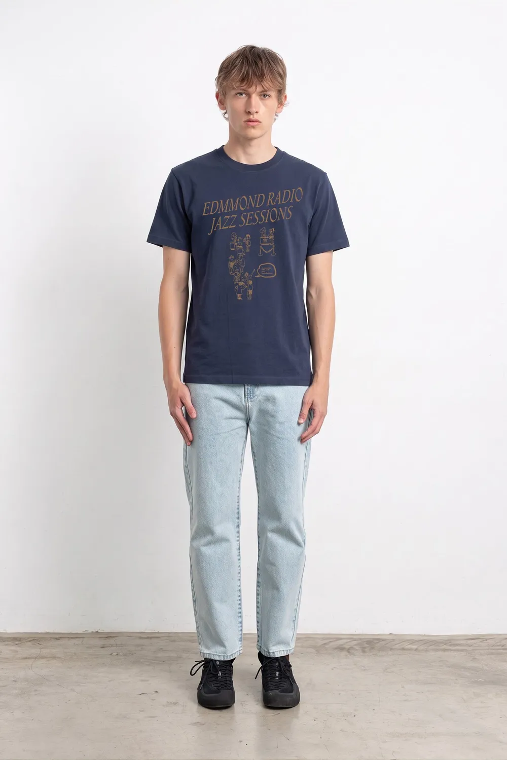 Edmmond Studios Vip Queue t-shirt marine jazz 220g