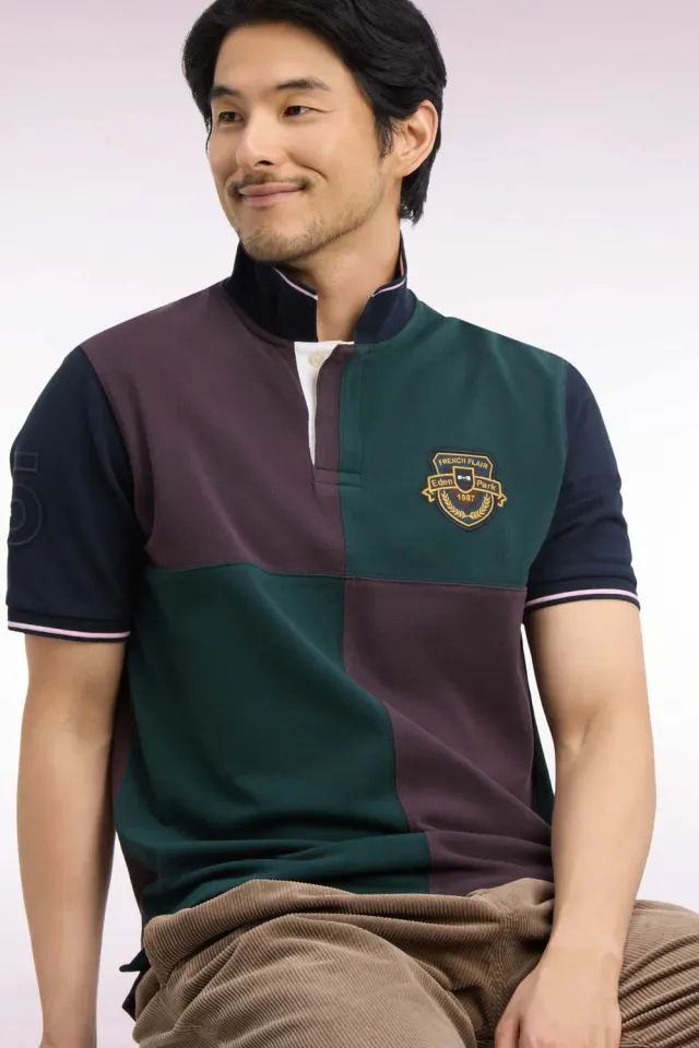 Eden Park Tradi Preppy polo coton cadrans écusson