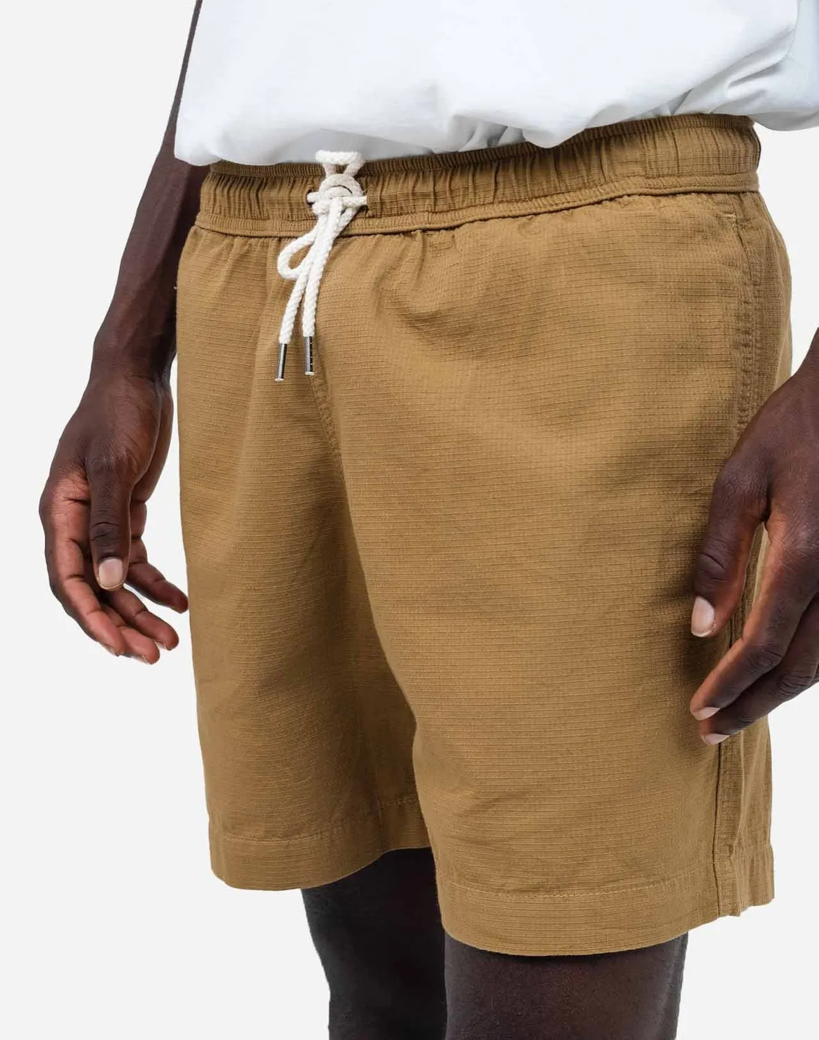Olow Bodhi short terre coton texturé