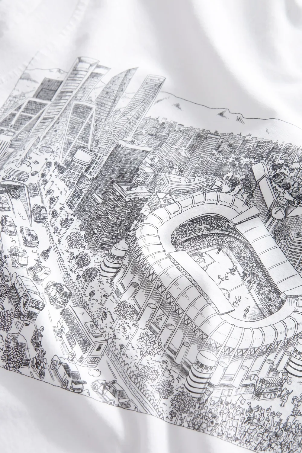 Edmmond Studios Landscape t-shirt blanc imprimé