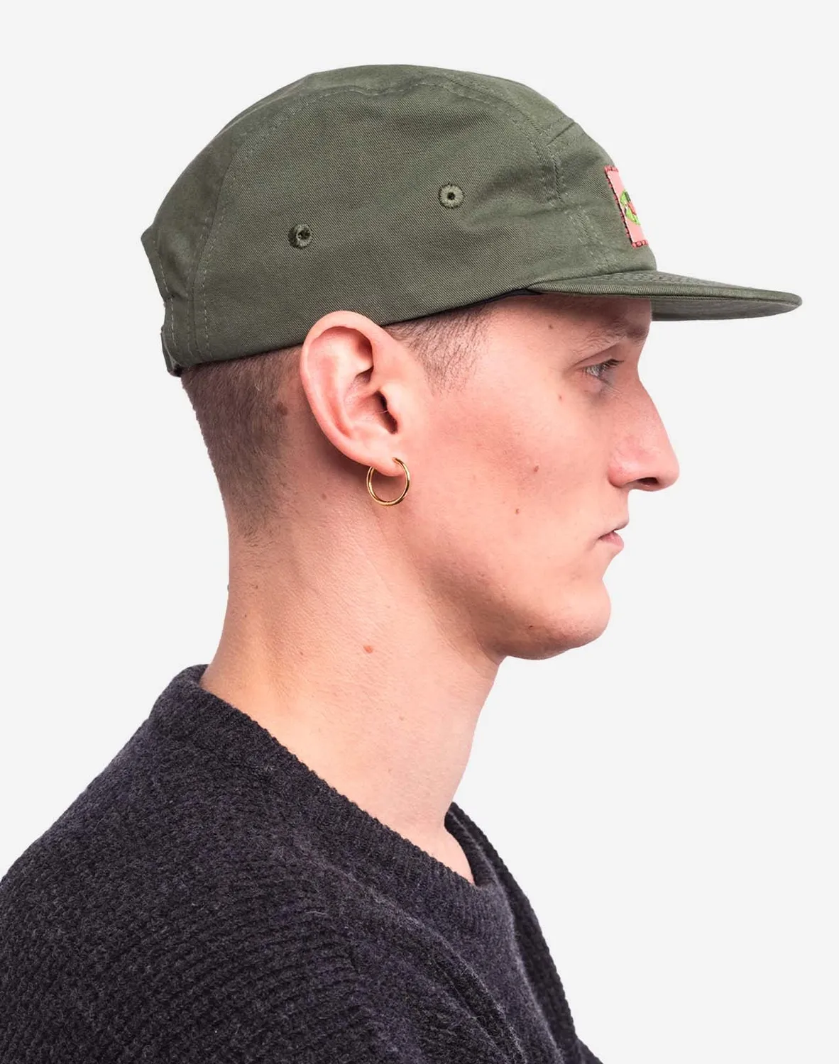 OLOW Pesq casquette five panel kaki brodée