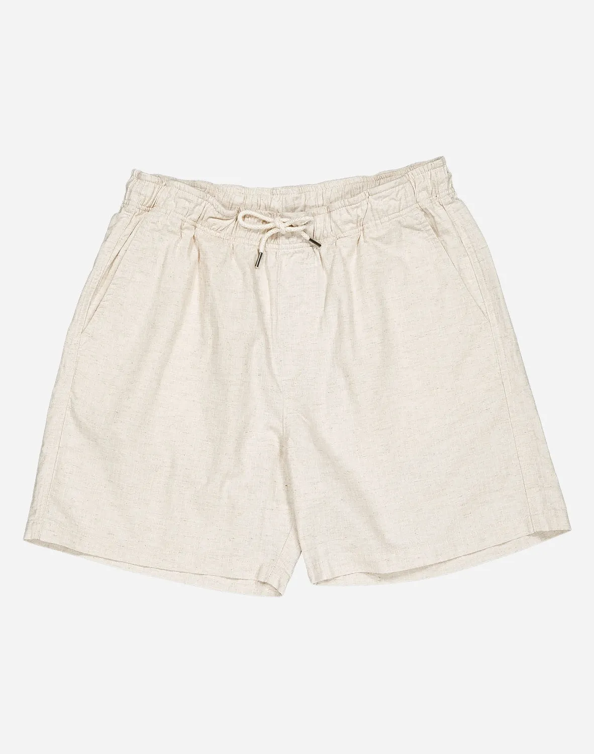 OLOW Gujo short écru naturel coton lin