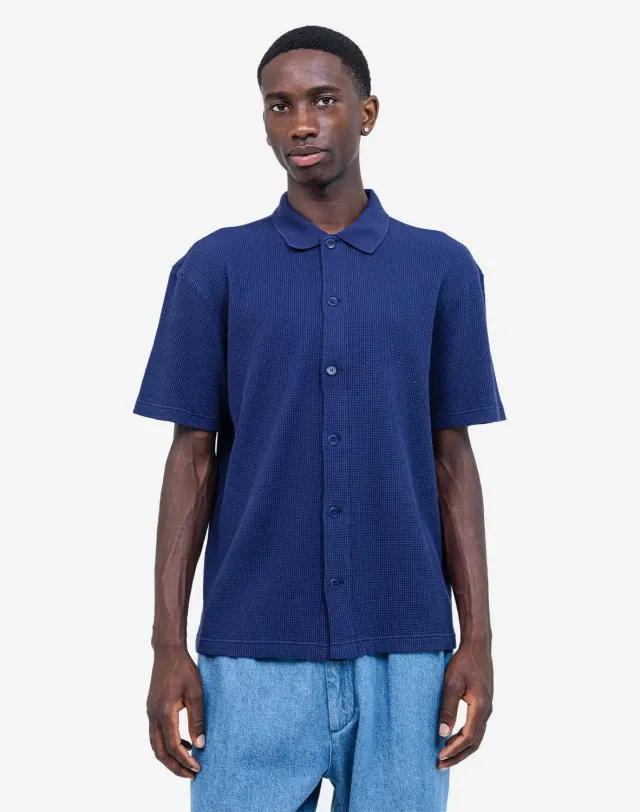 OLOW Cheech polo bleu ultramarine coton bio