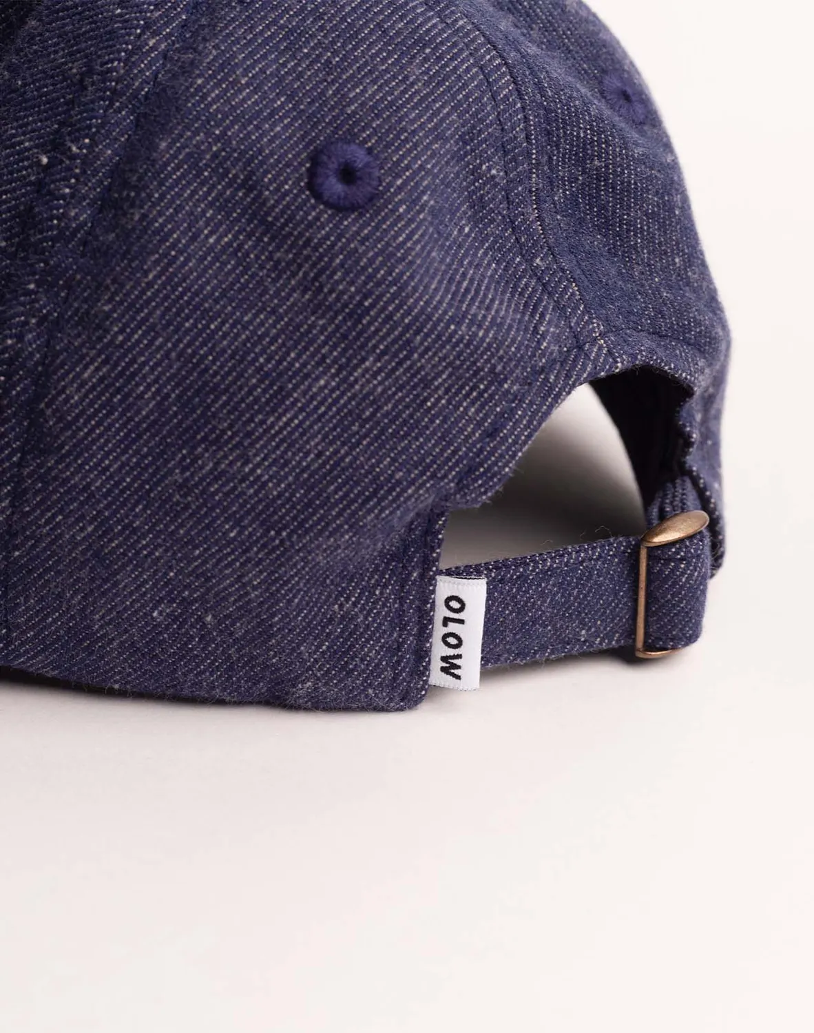 OLOW Six Panel Free Mind casquette denim bleu