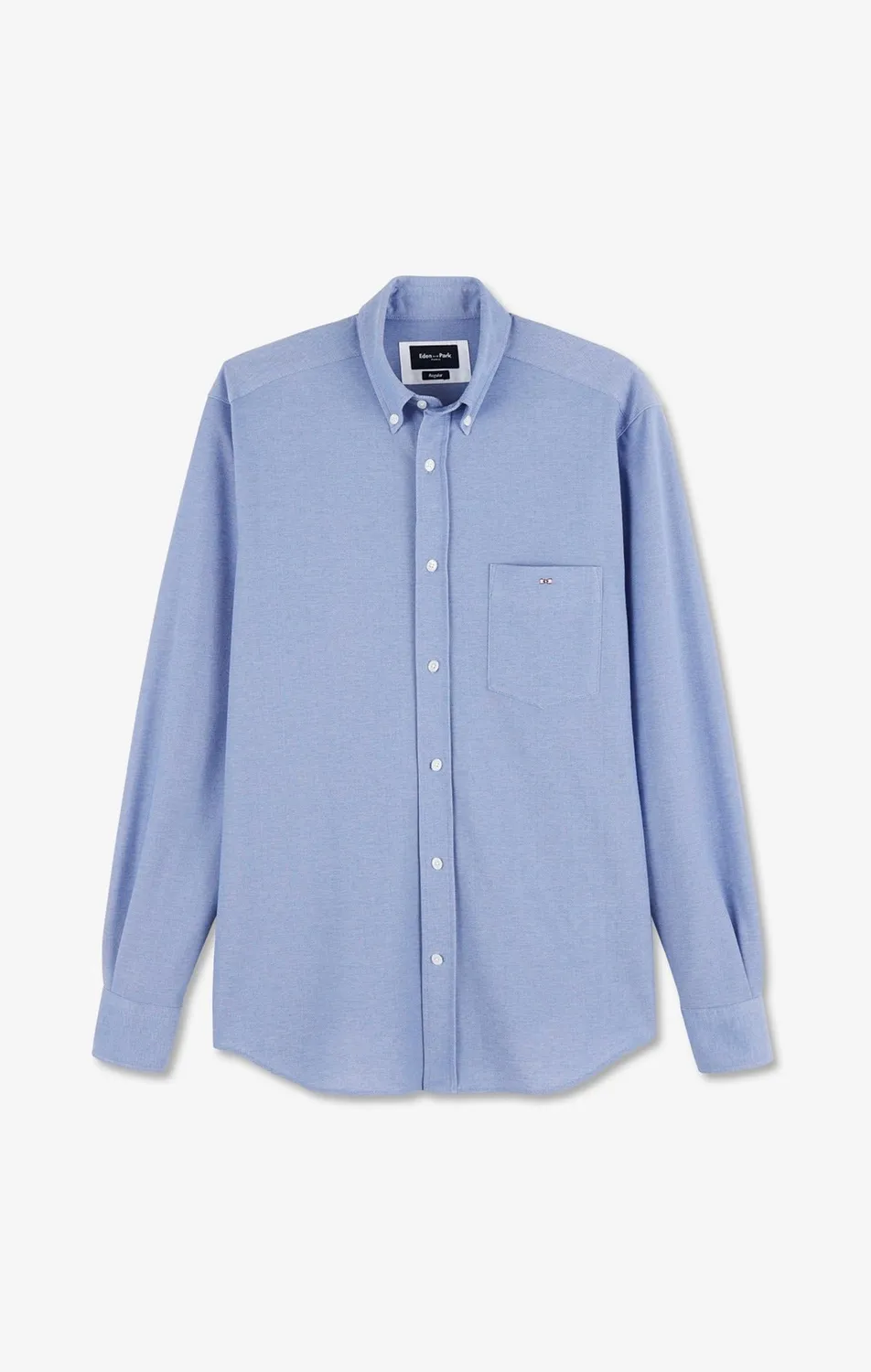 Eden Park PPSHICHE0018 chemise slim bleu pinpoint