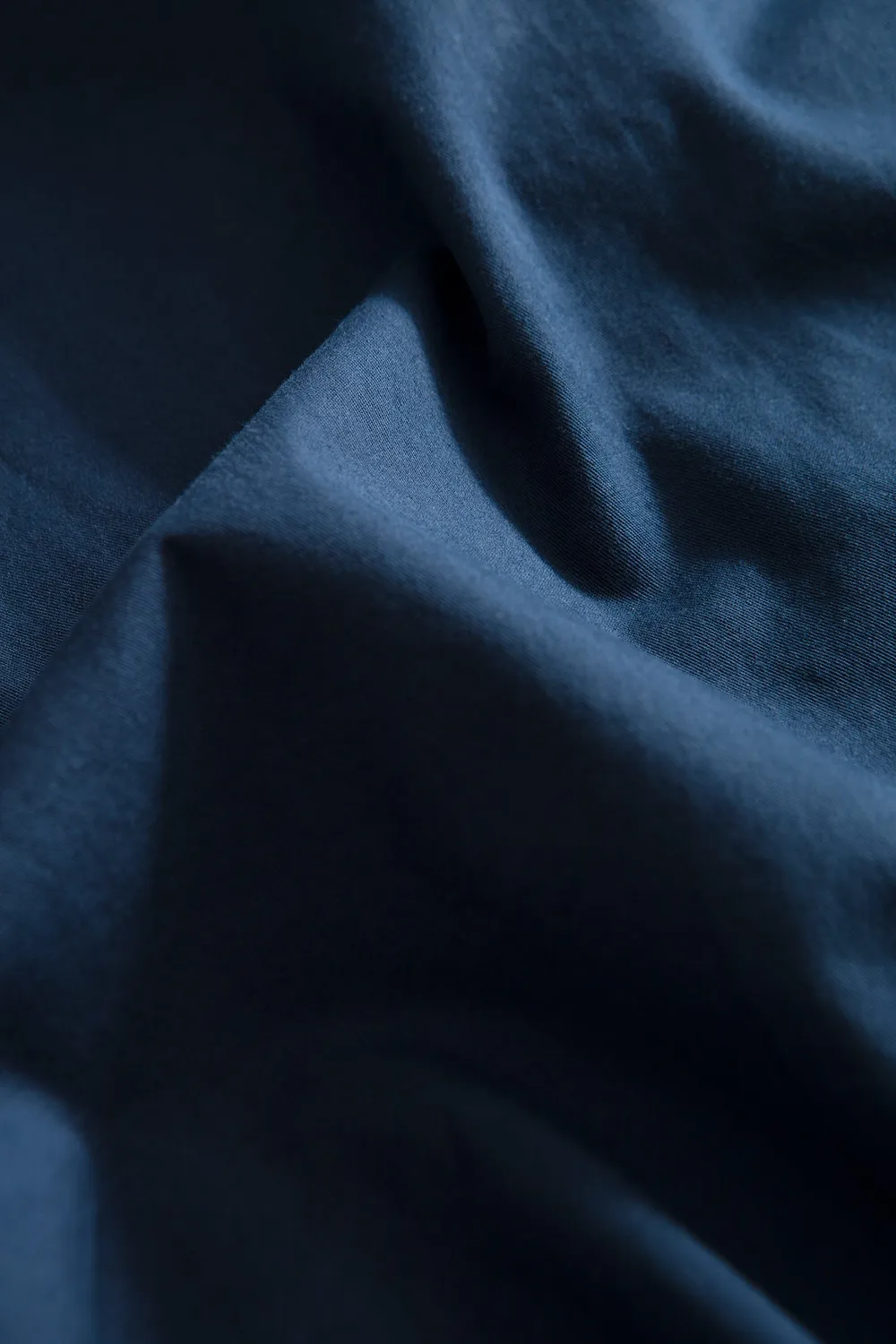 Edmmond Studios Mini Logo Shirt Plain Navy chemise bleu marine