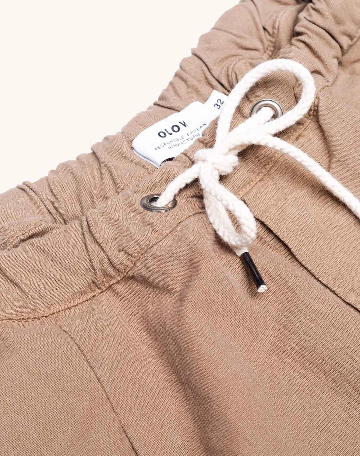 OLOW Hatha Pantalon homme sable sergé coton