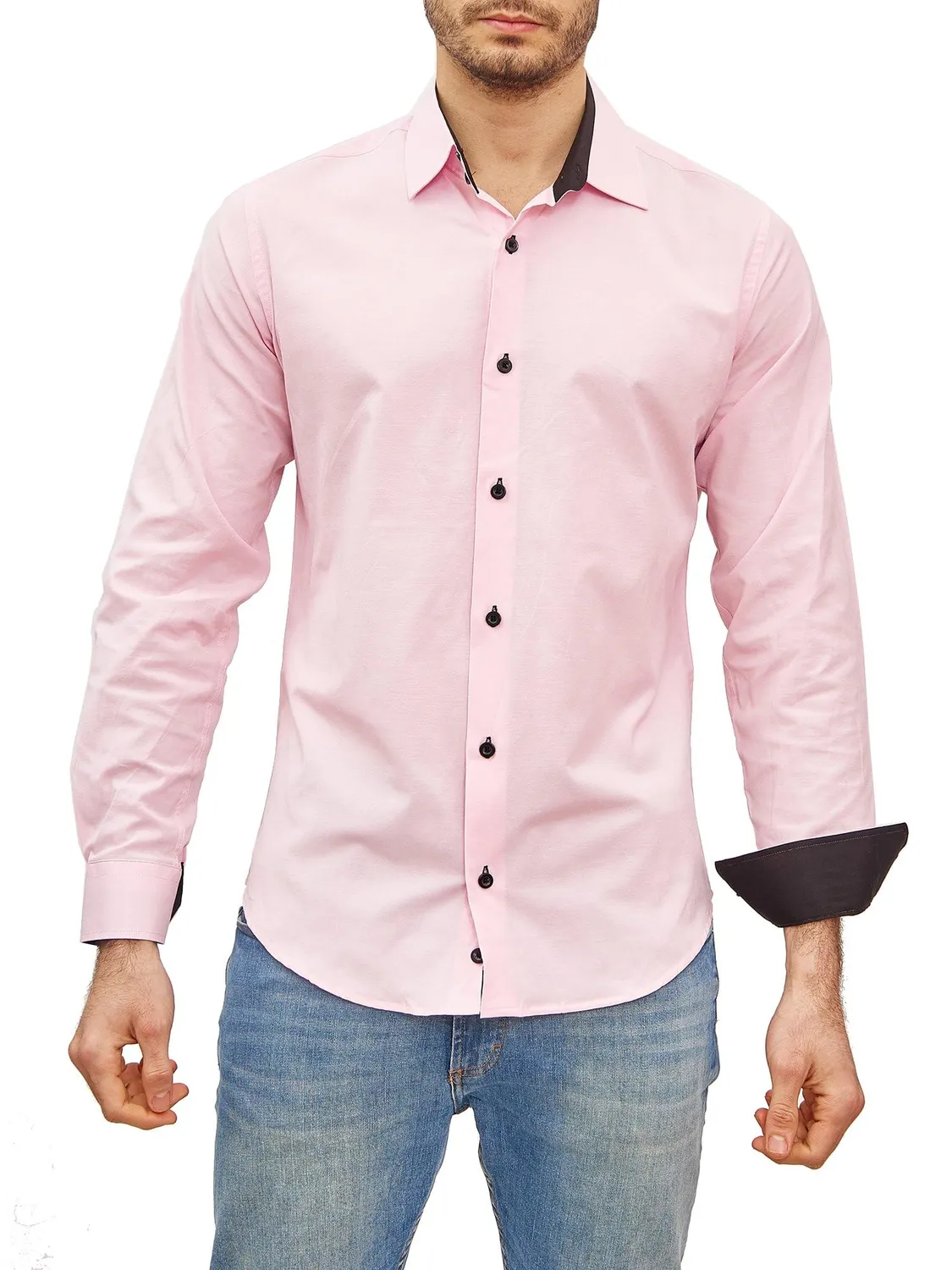 Subliminal Mode Classique chemise homme stretch rouge 3XL slim