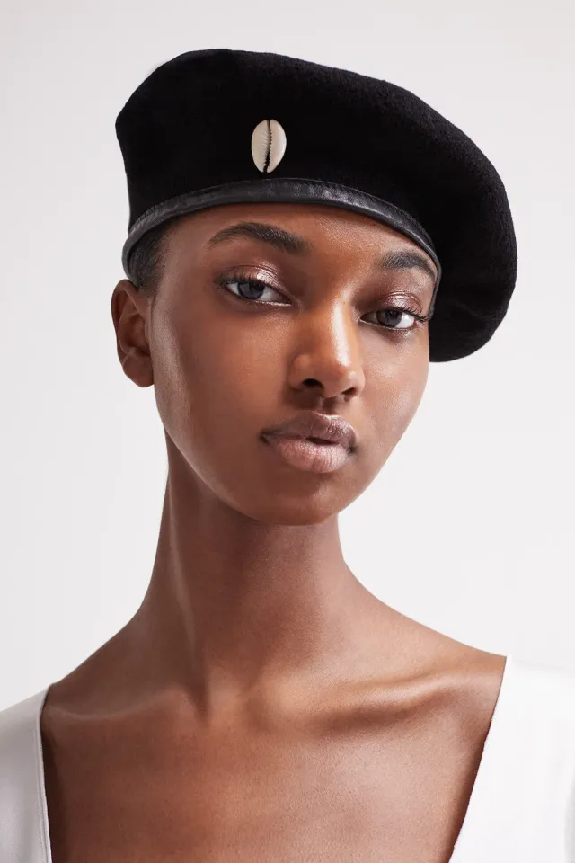 French Deal Kodjia 1 cauri béret laine oversize