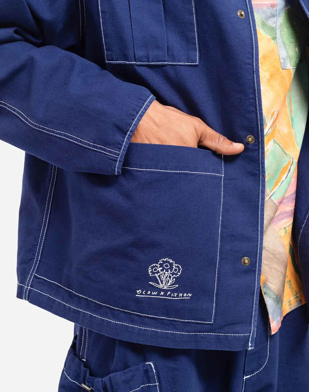 Olow Hiro veste bleu ultramarine légère robuste