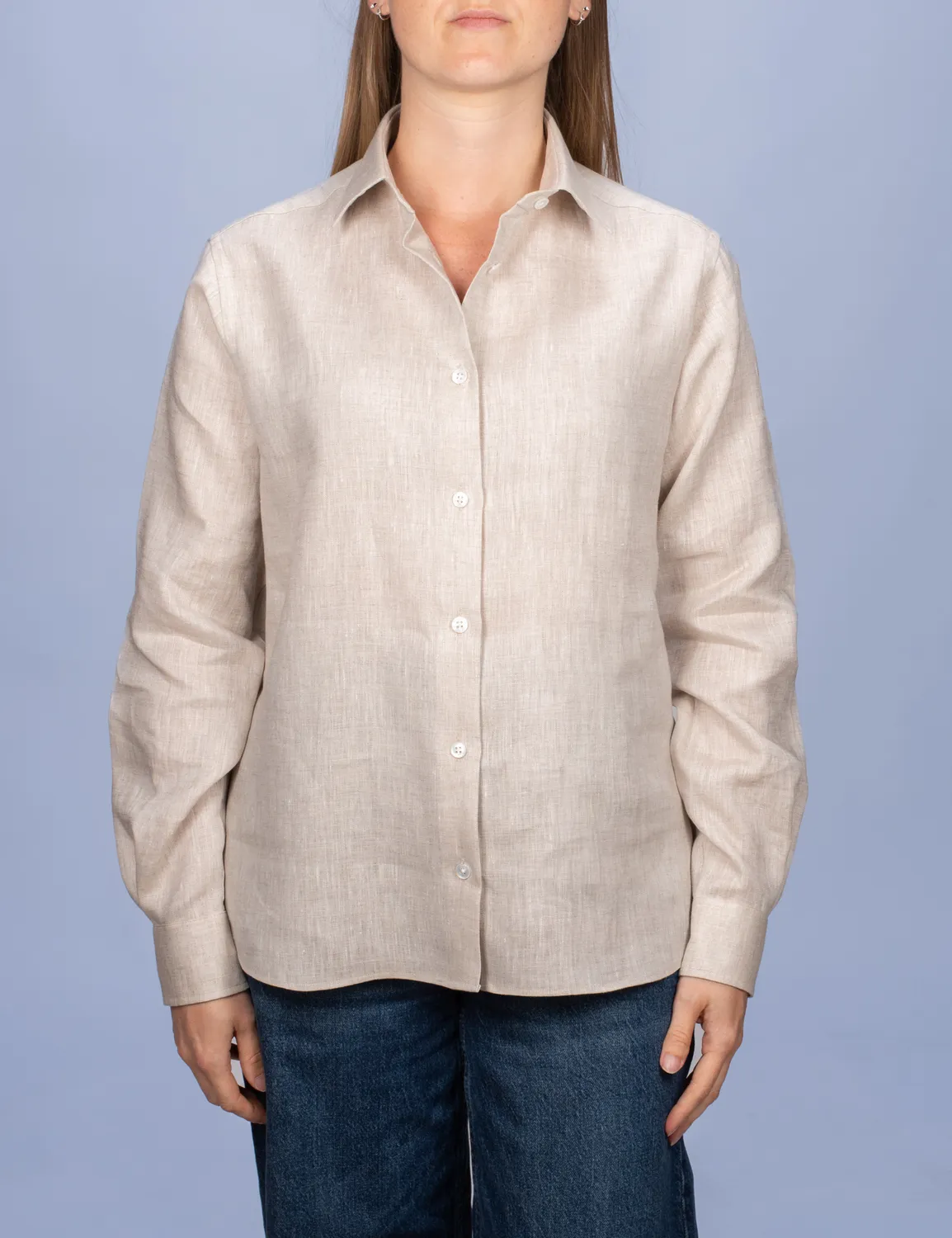 La Chemise Française Lin Normand chemisier sable
