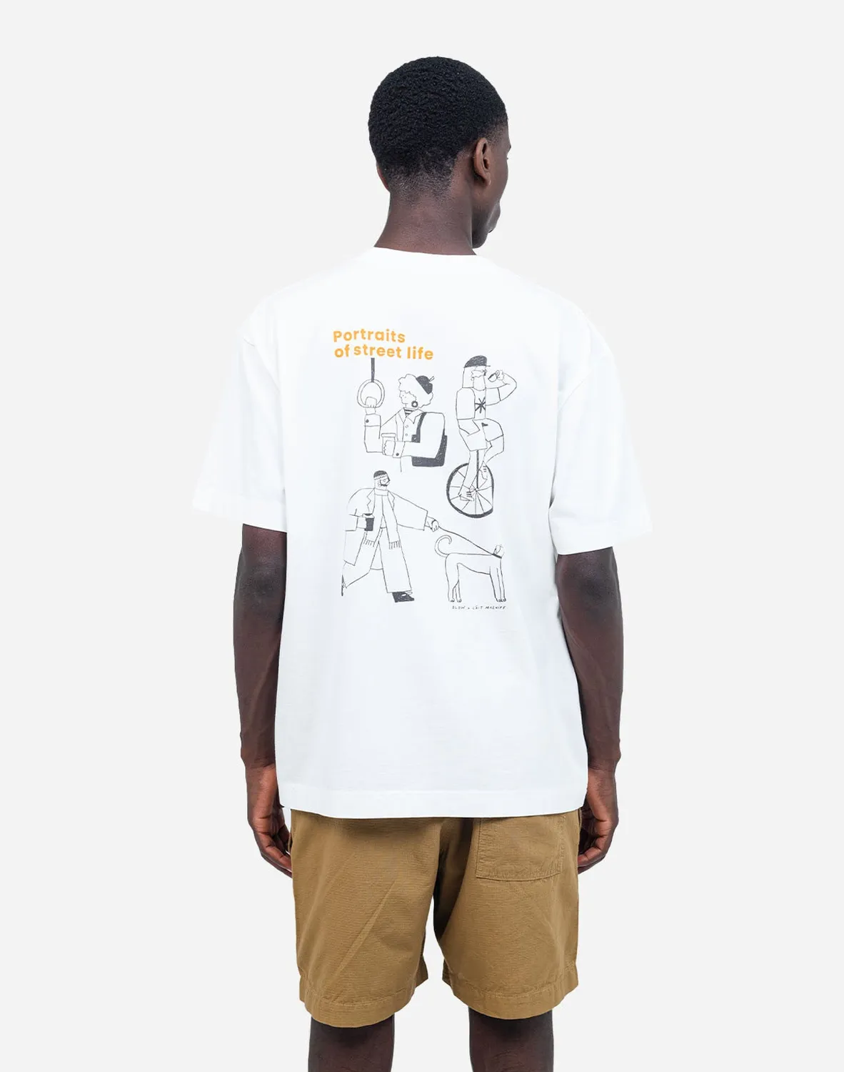 OLOW People t-shirt ample écru coton bio