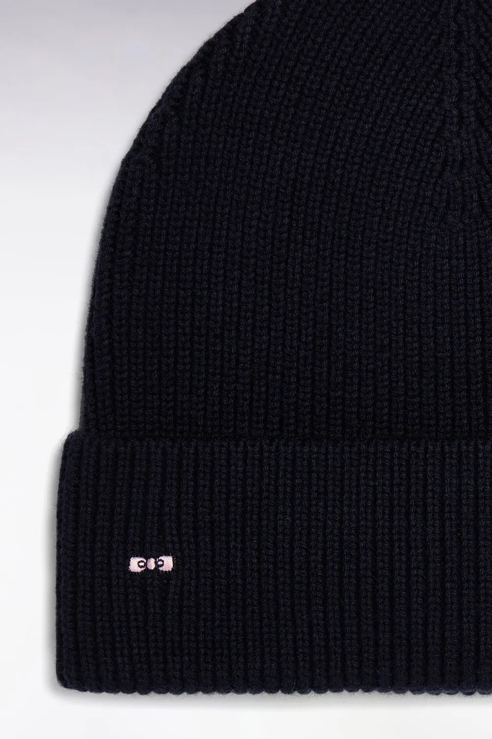 Eden Park bonnet côtelé laine coton marine taille unique chaud