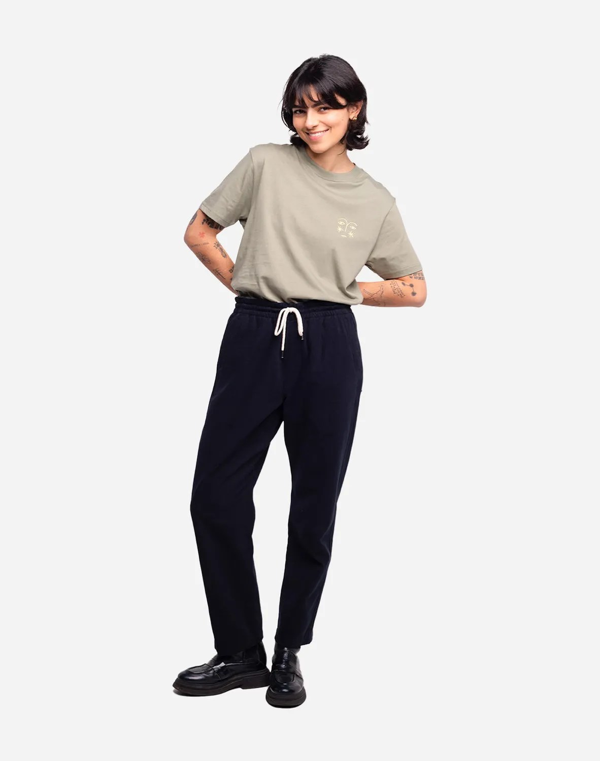 OLOW Better Together t-shirt oversize argile