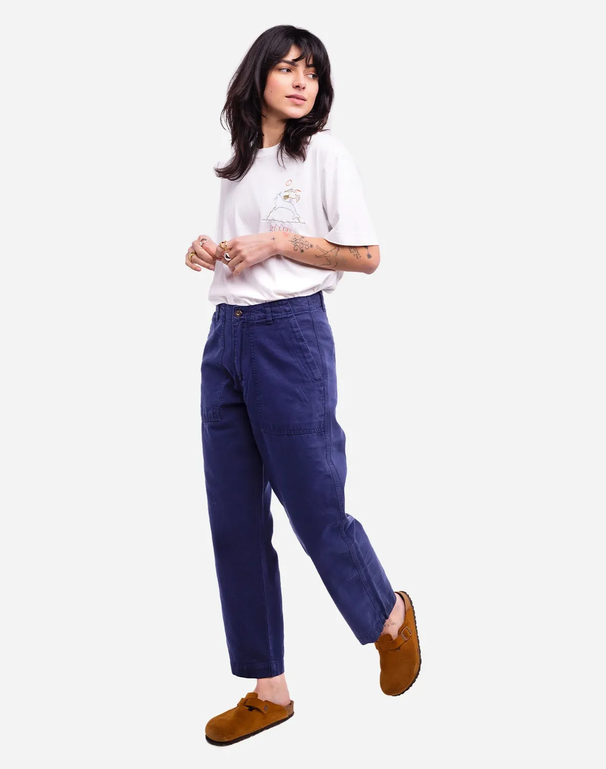 OLOW Gamal pantalon outremer coton bio