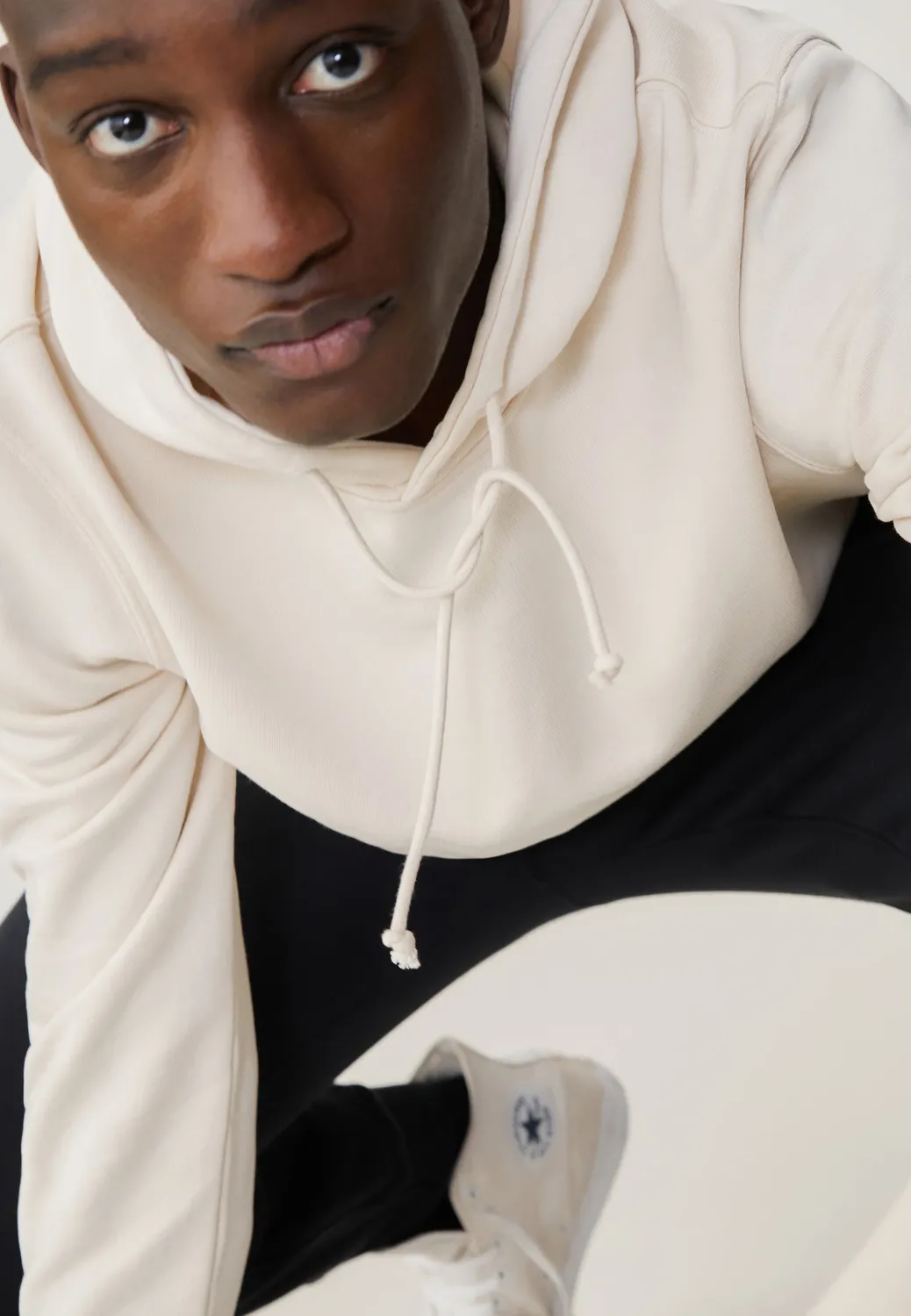 Loom sweat à capuche sweat-shirt coton bio kaki