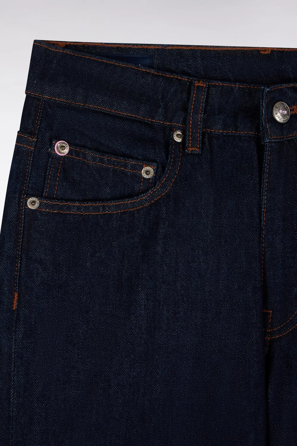 Eden Park Jean denim brut femme coupe regular mid-rise