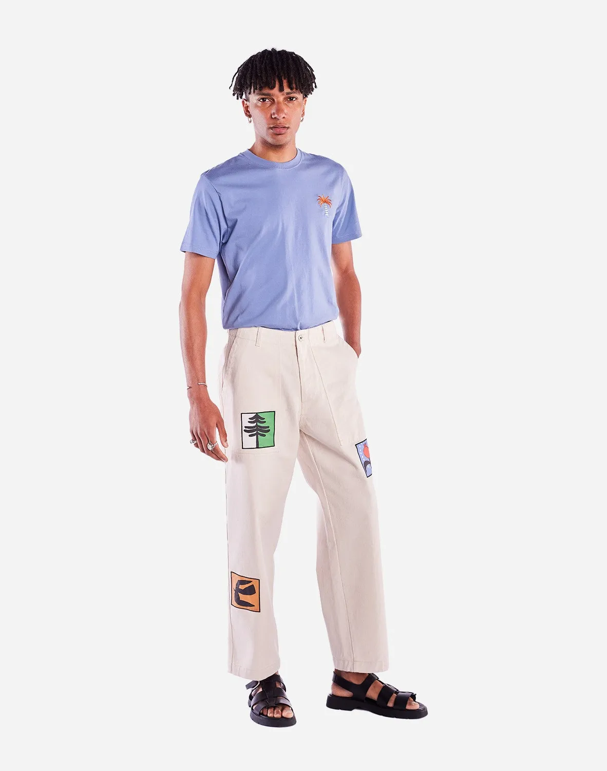 OLOW Gamal Ona pantalon écru naturel workwear