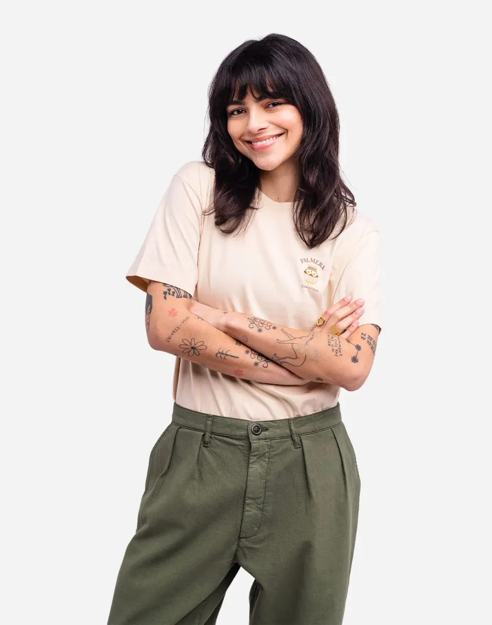 OLOW Sarapiqui t-shirt crème coton