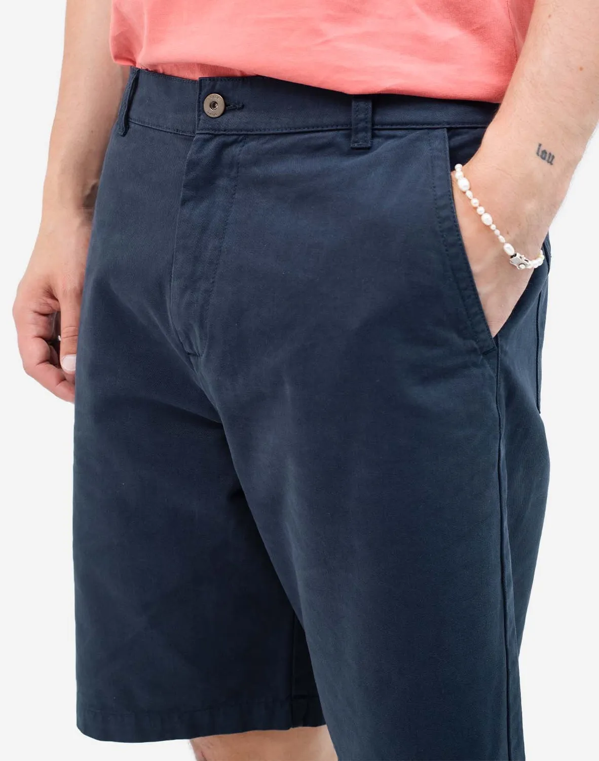 OLOW Diy short bleu nuit sergé coton