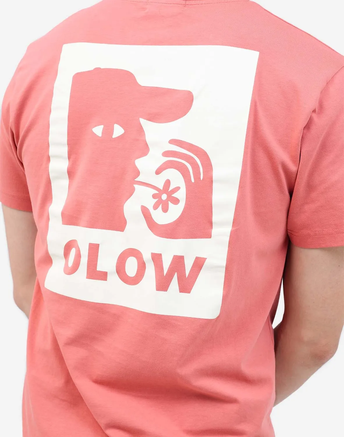 OLOW Portrait t-shirt rose minéral coton bio