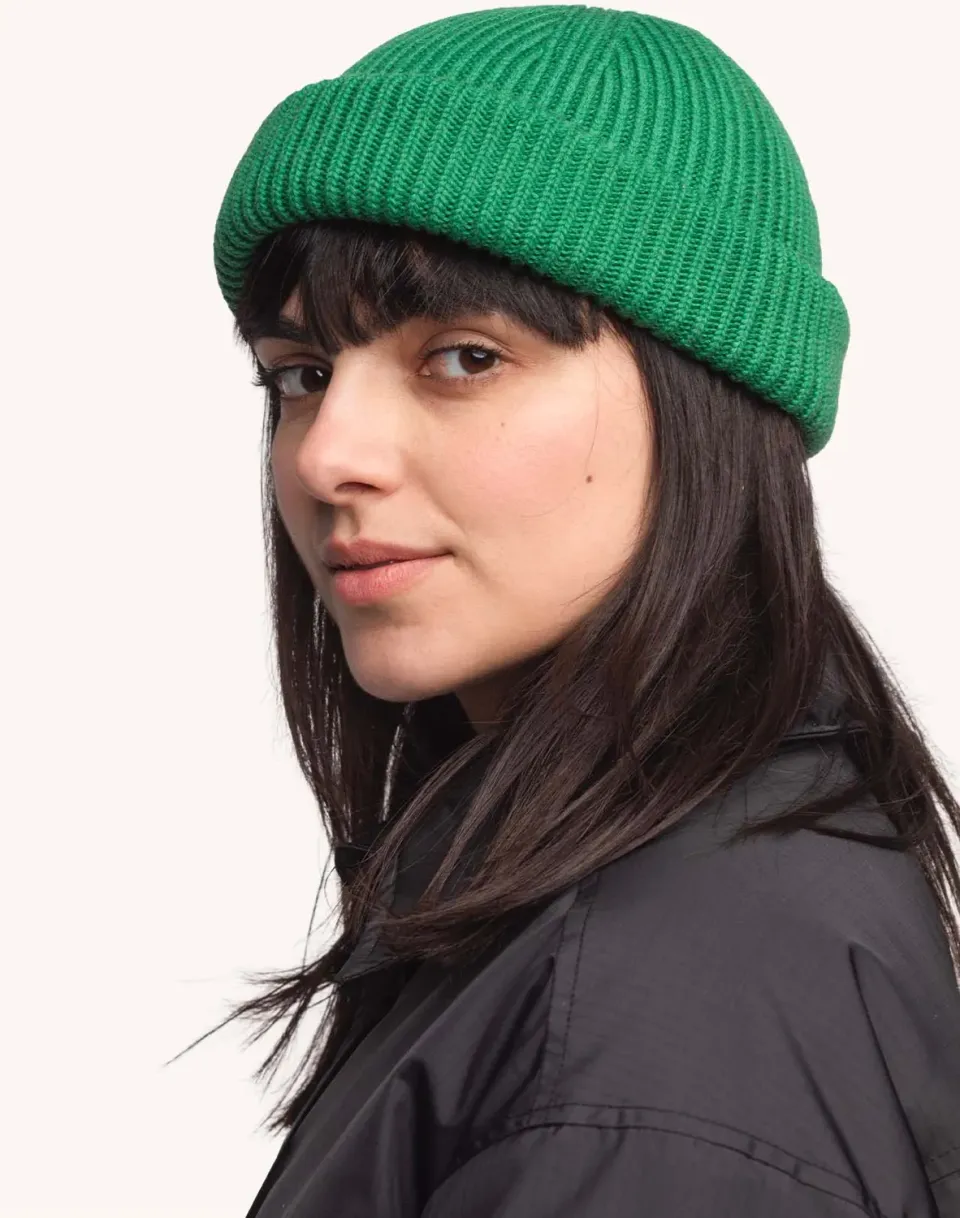 OLOW Falco bonnet vert mérinos