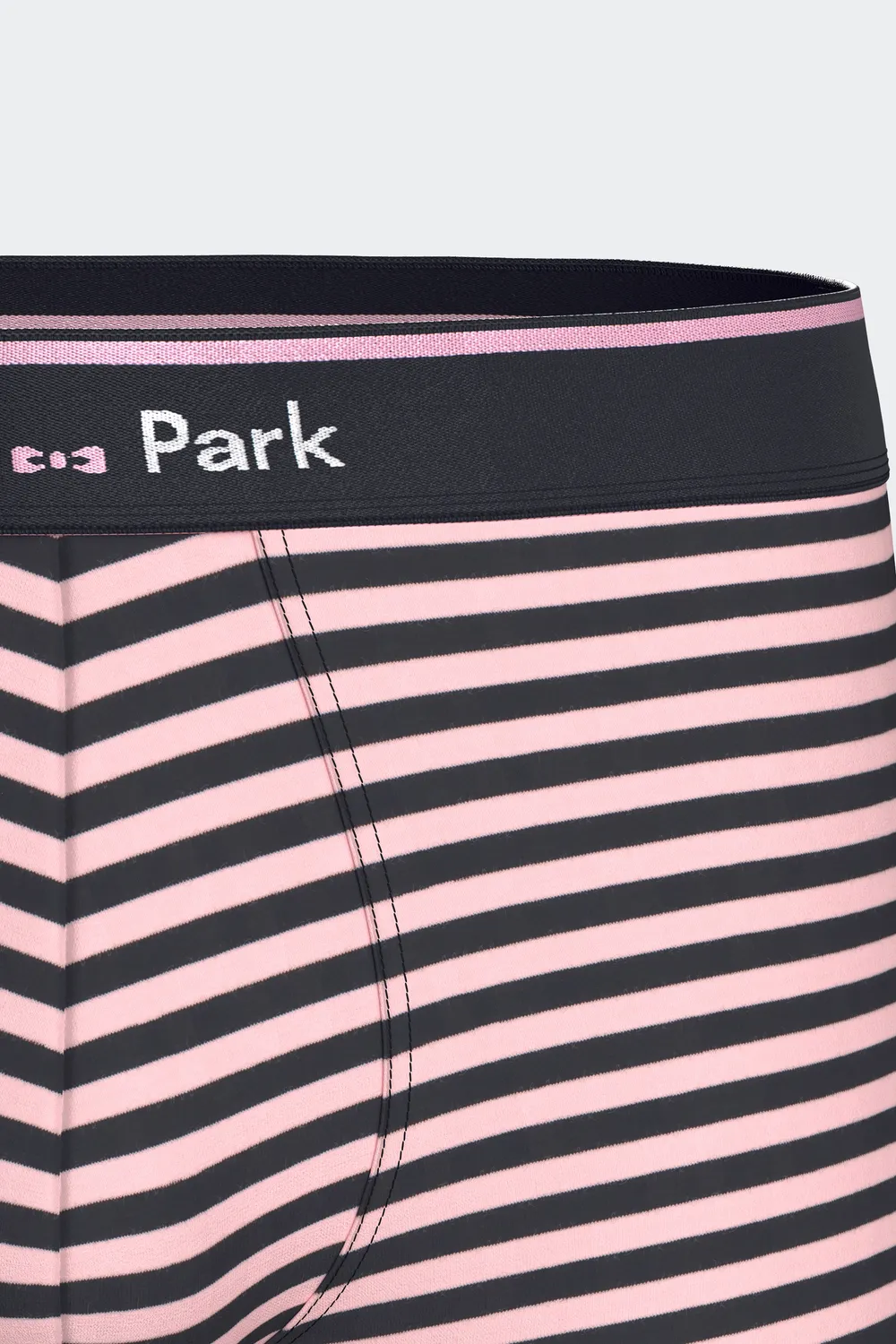 Eden Park lot 3 boxers coton stretch homme marine rose