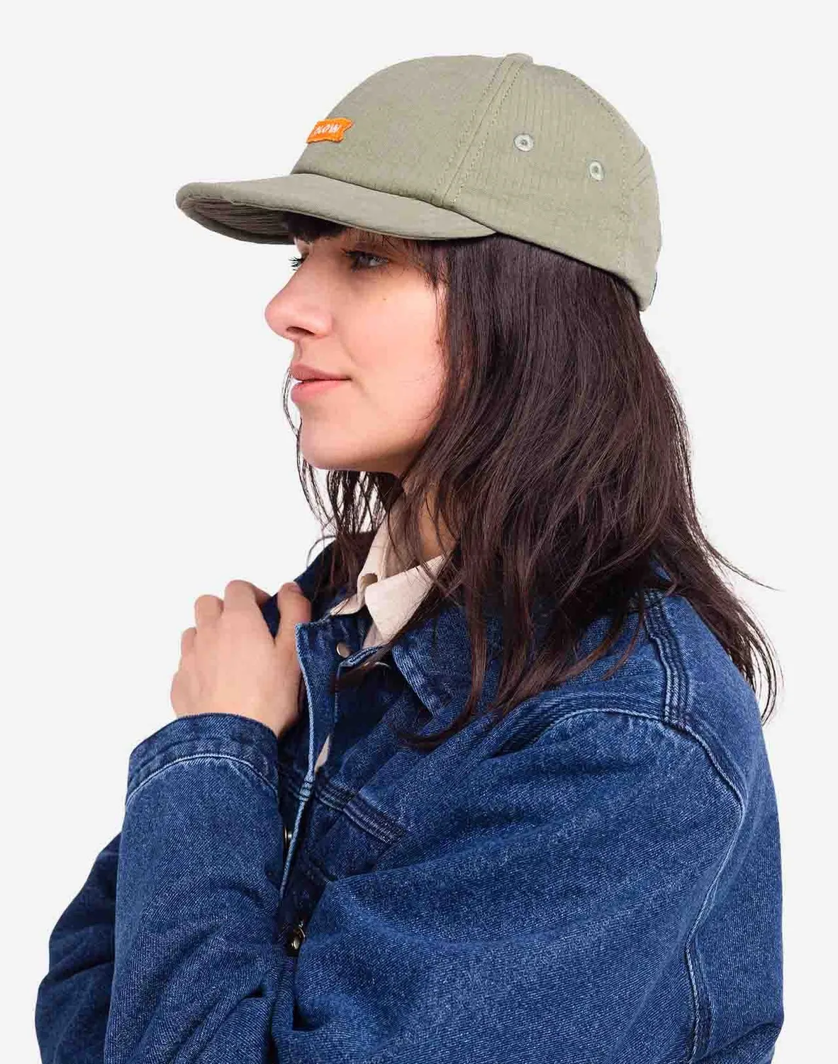 OLOW Flag casquette vert olive coton