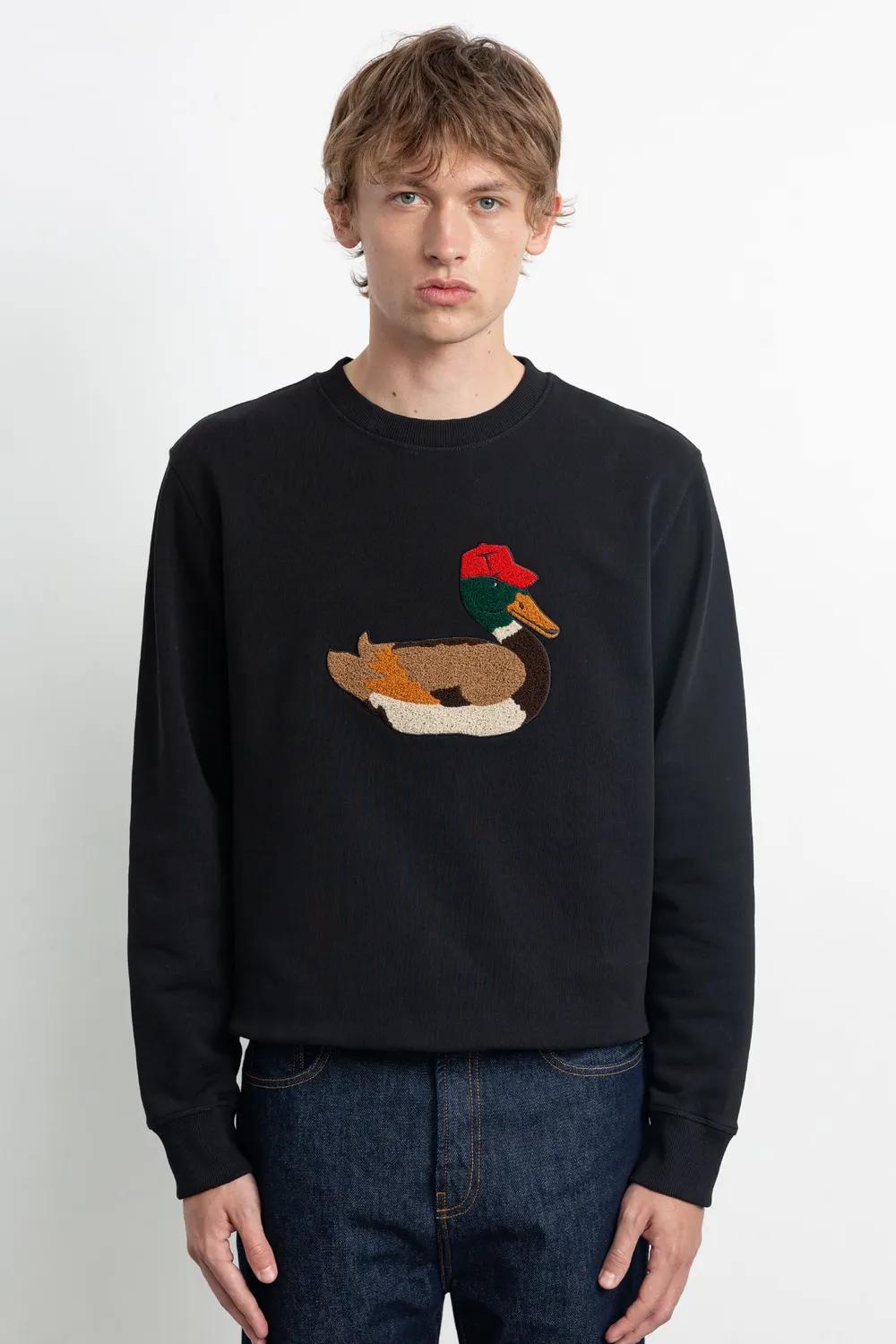 Edmmond Studios Duck Hunt sweat noir chenille 450g
