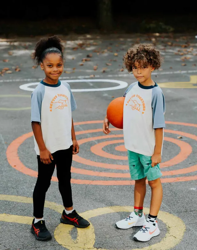 OLOW Better Together t-shirt enfant raglan bicolore