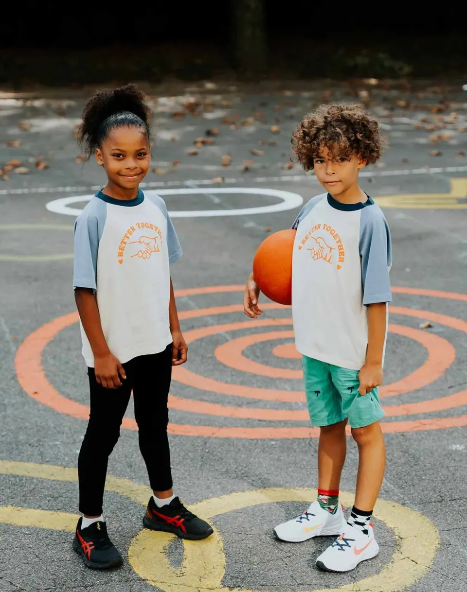 OLOW Better Together t-shirt enfant raglan bicolore