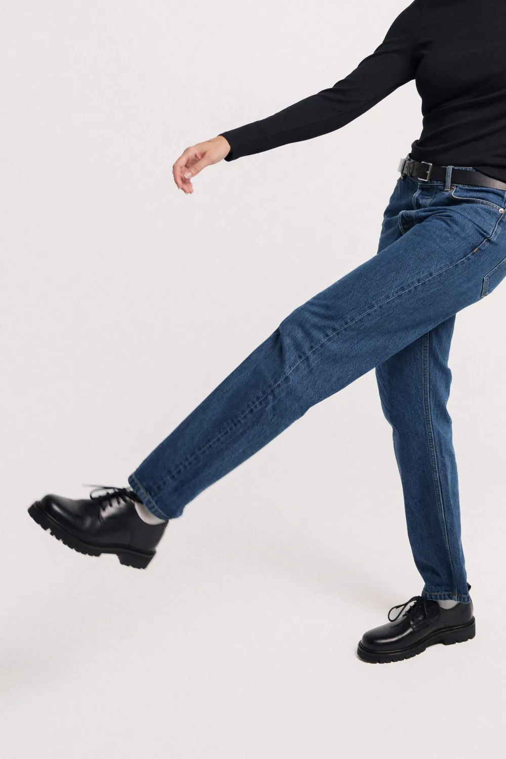 Loom Les derbies chaussures homme cuir noir semelle Vibram