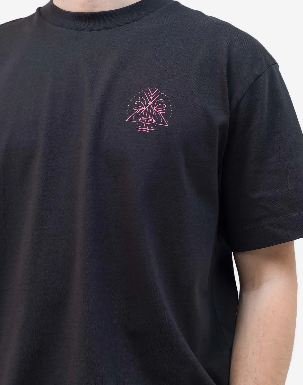 OLOW Gaya t-shirt ample noir carbone coton bio