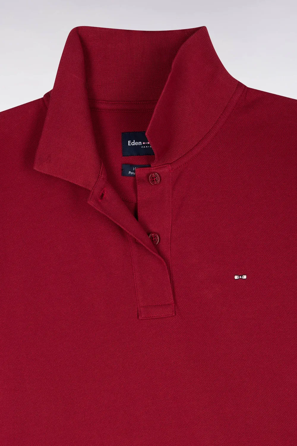 Eden Park Club Evolution polo rouge coupe oversized femme