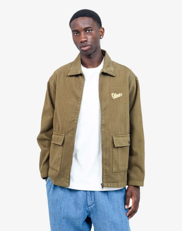 Olow Barry Signature veste kaki coton