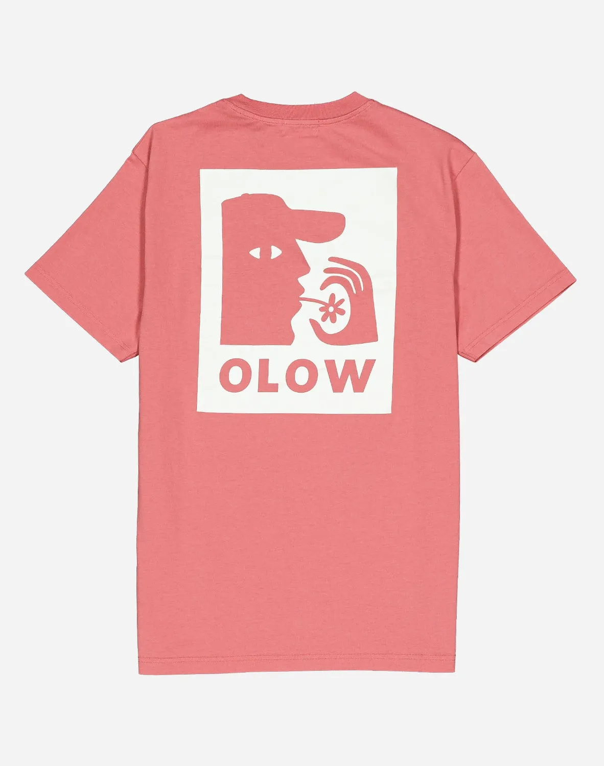 OLOW Portrait t-shirt rose minéral coton bio